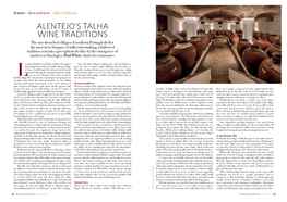 Alentejo's Talha Wine Traditions