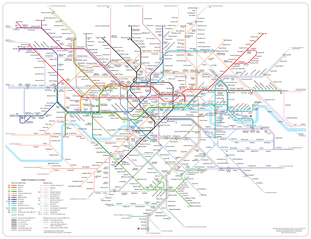 London Tube and Rail E