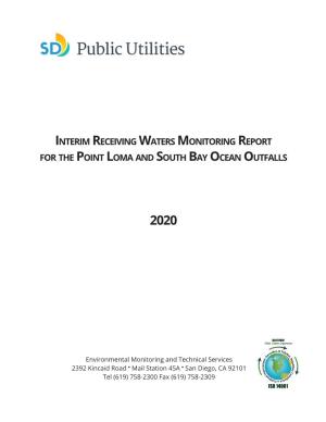 2020 Interim Receiving Waters Monitoring Report