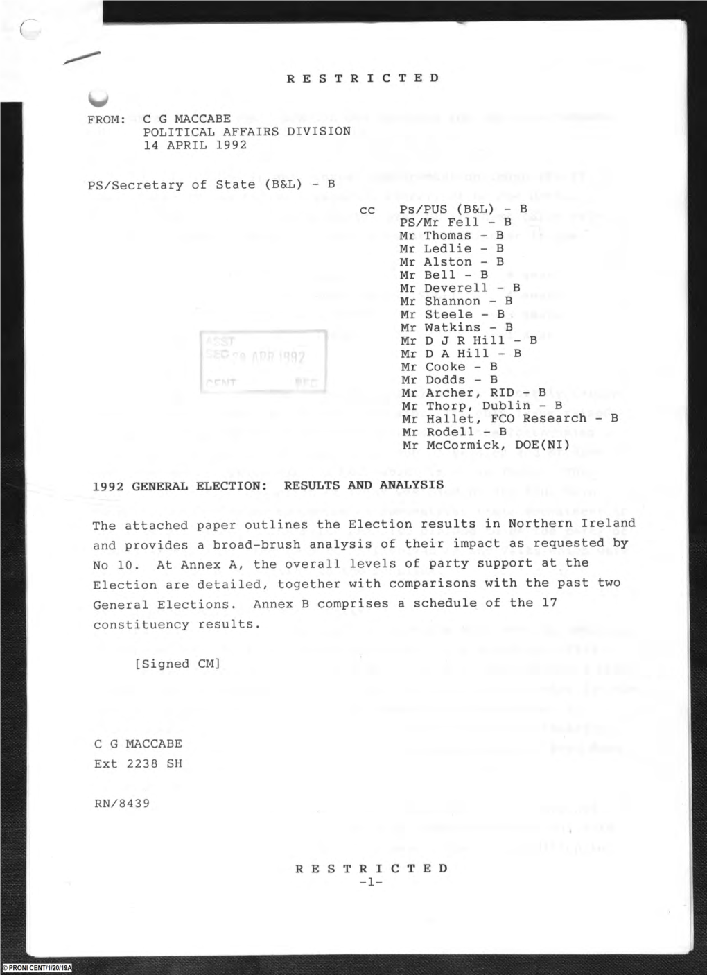 1992 General Election: Results and Analysis