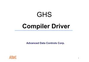 Compiler Driver