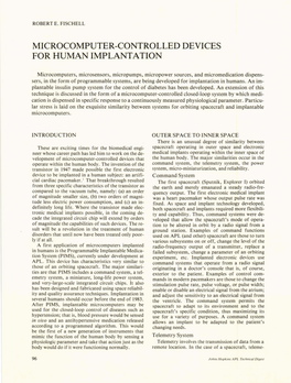 Microcomputer-Controlled Devices for Human Implantation