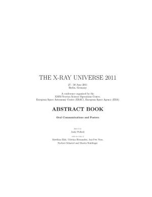 The X-Ray Universe 2011