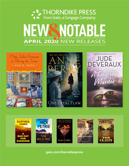 April 2020 New Releases