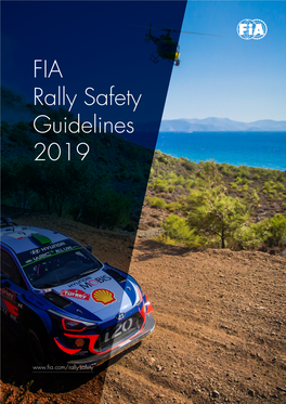 FIA Rally Safety Guidelines 2019