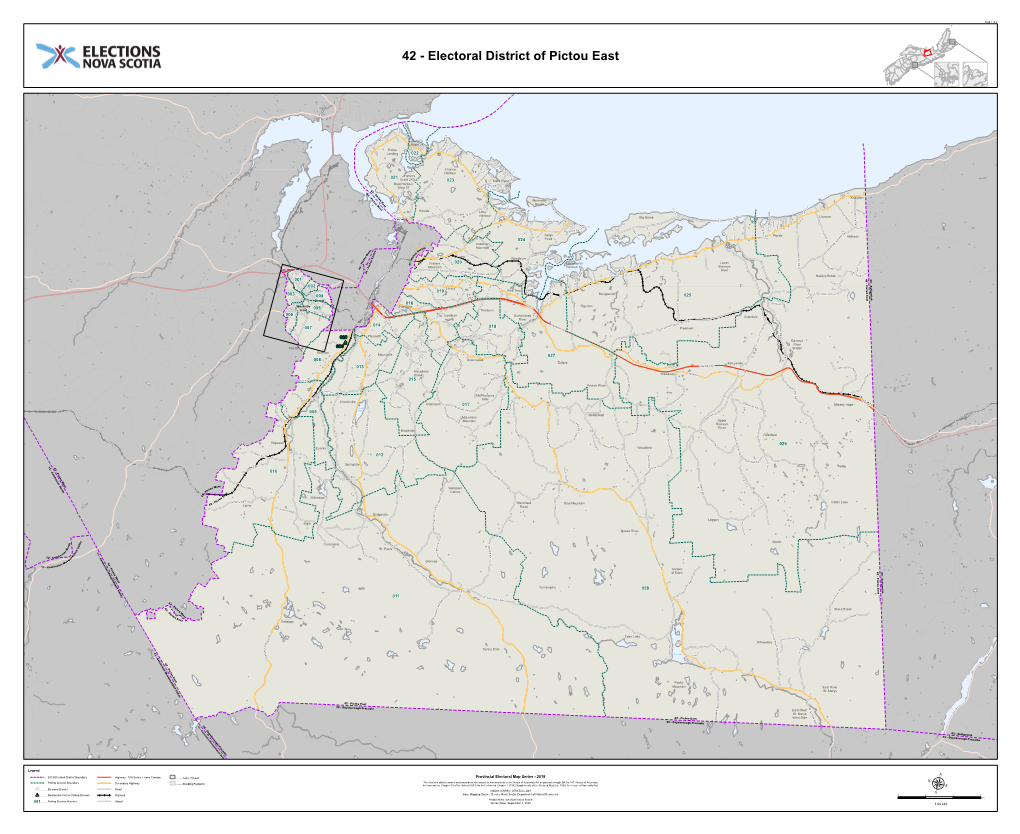 42 - Electoral District of Pictou East