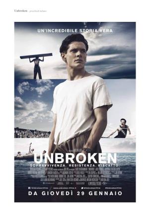 Unbroken – Pressbook Italiano