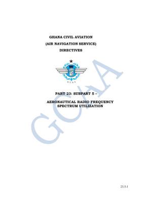 Part 23.5 Aeronautical Radio Frequency