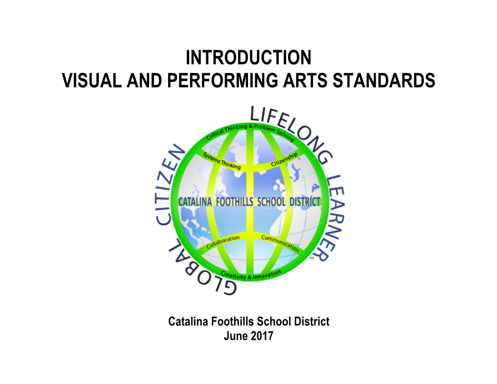 Introduction to Visual & Performing Arts