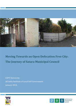 Moving Towards an Open Defecation Free City: the Journey of Satara