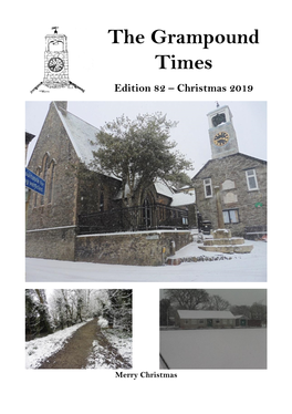 The Grampound Times Edition 82 – Christmas 2019