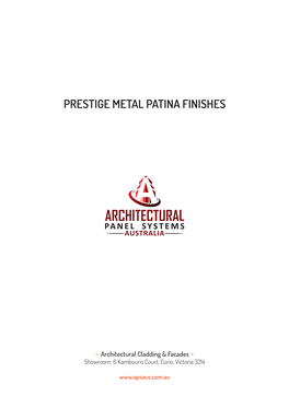 Prestige Metal Patina Finishes