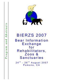 BIERZS 2007 Program and Abstracts