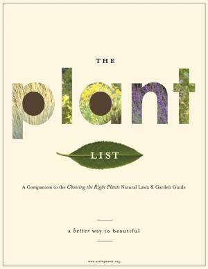 The Plant List