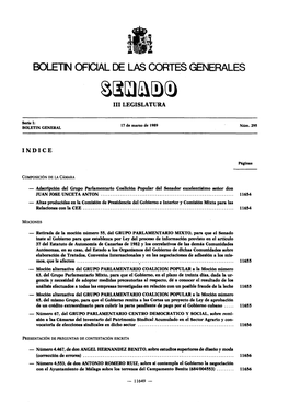 Boletin Oficial De Las Cortes Generales