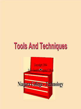 Tools for the Chassis and the Printed Circuit Board