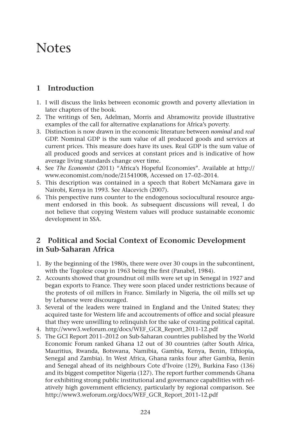 1 Introduction 2 Political and Social Context of Economic Development