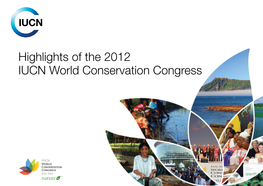 Highlights of the 2012 IUCN World Conservation Congress
