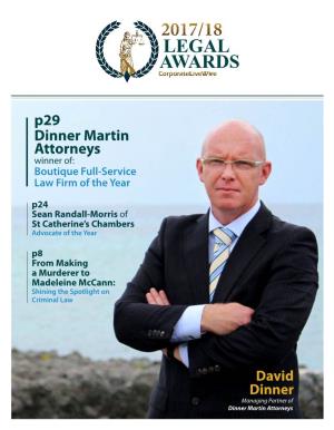 P29 Dinner Martin Attorneys Winner Of: Boutique Full-Service Law Firm of the Year