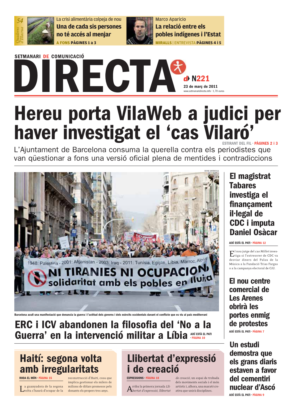 Hereu Porta Vilaweb a Judici Per Haver Investigat El