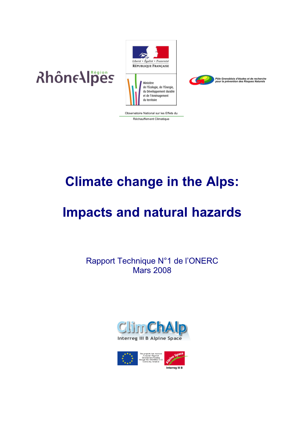 Climate Change in the Alps