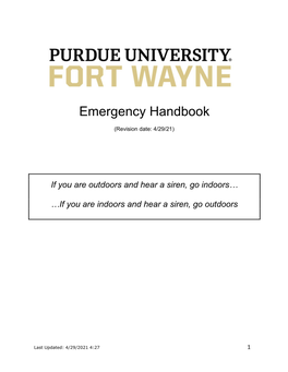 Emergency Handbook