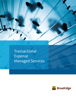 Transactional Expense Managed Services