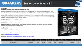 Eyes of Laura Mars - Bd