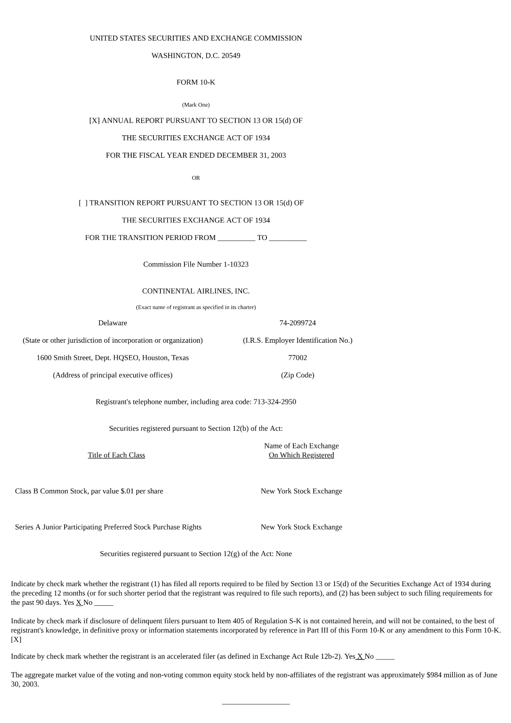 United States Securities and Exchange Commission