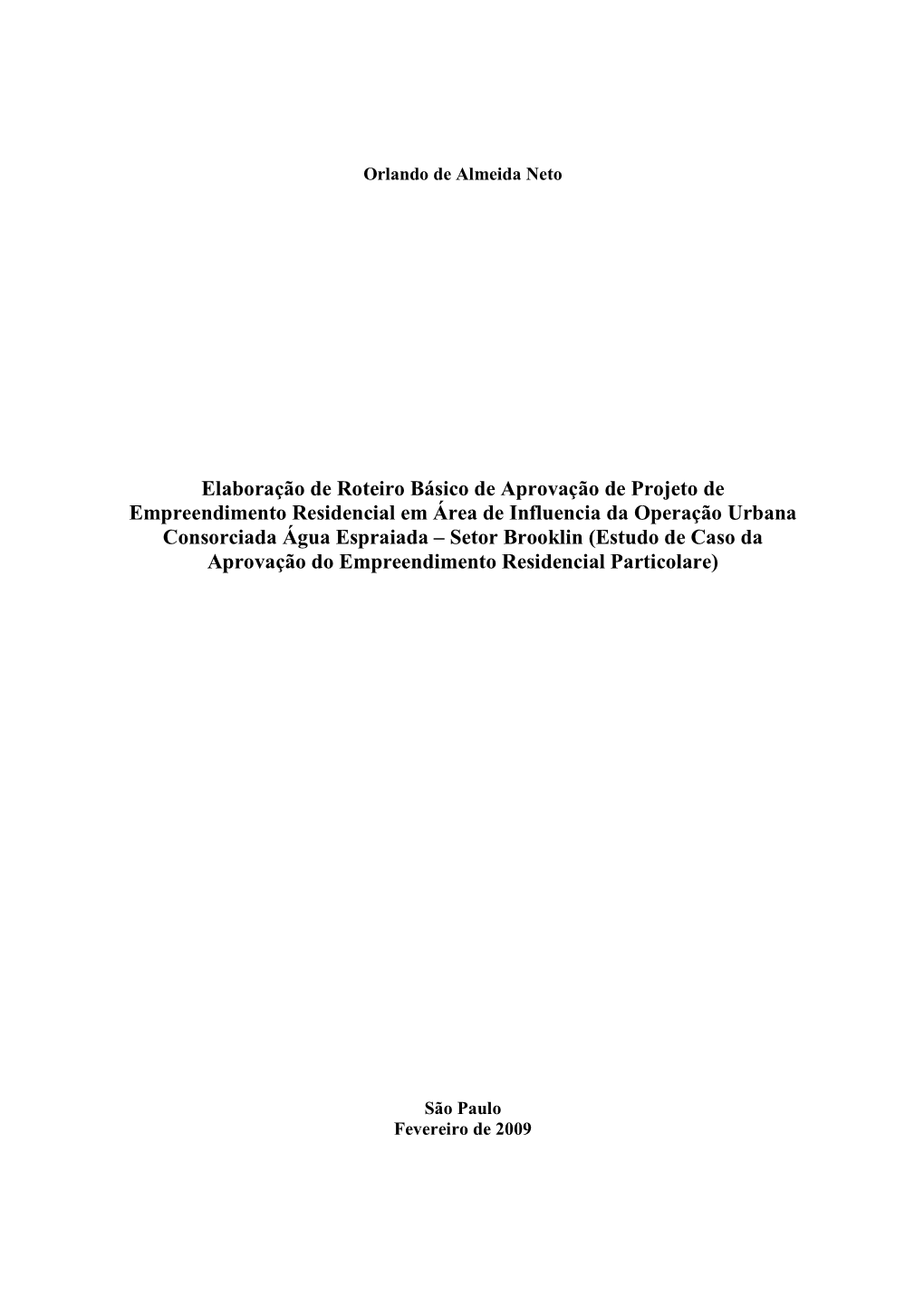 Elaboração De Roteiro Básico De Aprovação De Projeto De