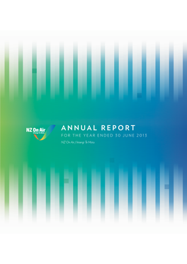 ANNUAL Report for the Year Ended 30 June 2013