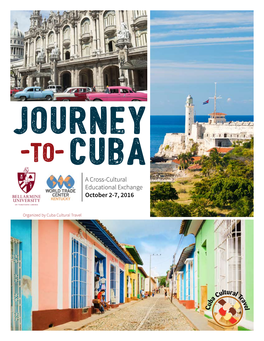 Cuba Cultural Travel Promotional Material
