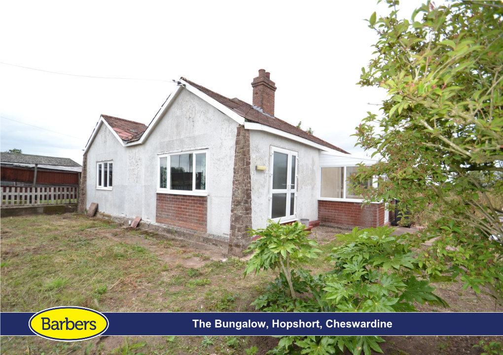 The Bungalow, Hopshort, Cheswardine