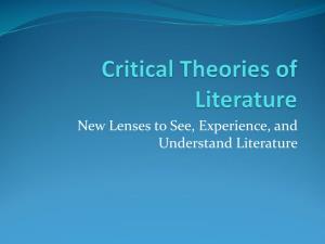 Literary Critical Theories Condensed.Pdf