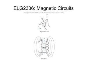 Magnetic Circuits Magnetic Circuit Definitions