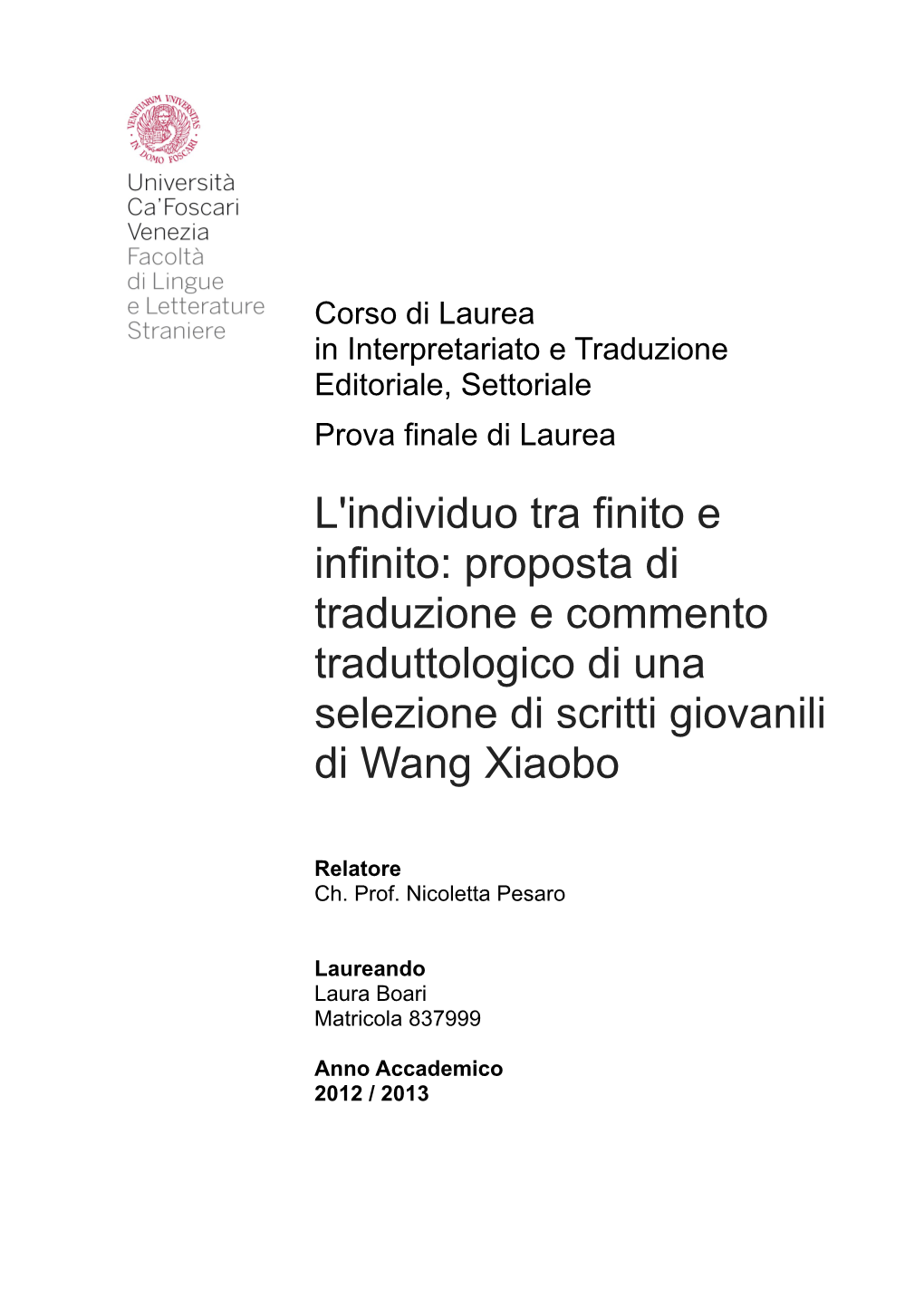 Dipartimento Di Studi Sull'asia Orientale