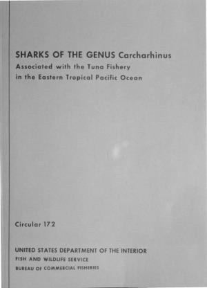 SHARKS of the GENUS Carcharhinus Associated with the Tuna Fishery in the Eastern Tropical Pacific Ocean