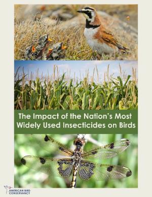 The Impact of the Nation's Most Widely Used Insecticides on Birds