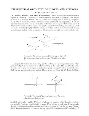 Differential Geometry of Curves and Surfaces 1