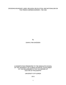 University of Florida Thesis Or Dissertation Formatting