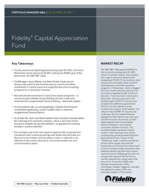 Fidelity® Capital Appreciation Fund