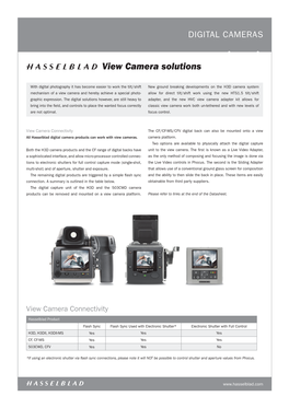 View Camera Solutions