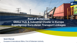 Balancing Rail/Road/Barge Hinterland Transportation