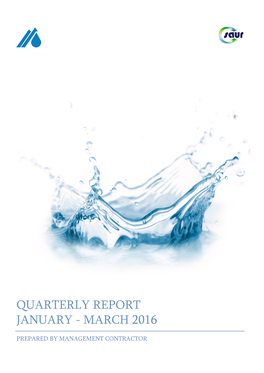 Quarterly Report January - March 2016