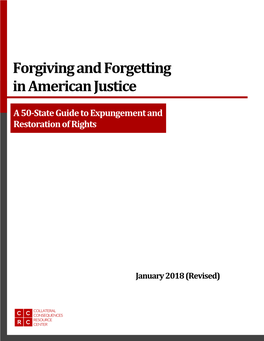 Forgiving and Forgetting in American Justice