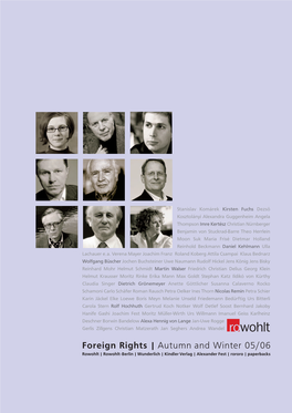 Foreign Rights | Autumn and Winter 05/06