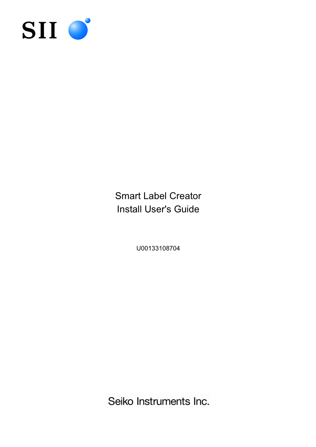 Smart Label Creator Install User's Guide