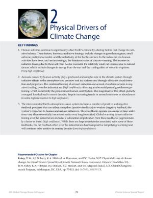 Physical Drivers of Climate Change