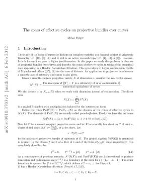 The Cones of Effective Cycles on Projective Bundles Over Curves
