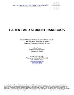 2020-2021 Parent & Student Handbook